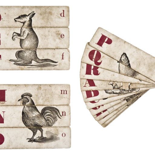 Gioco di lettura a puzzle, 1850-60