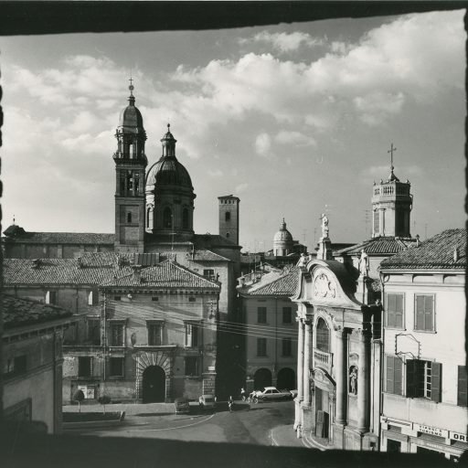 Piazza Roversi , Chiesa del Cristo, 1960 circa