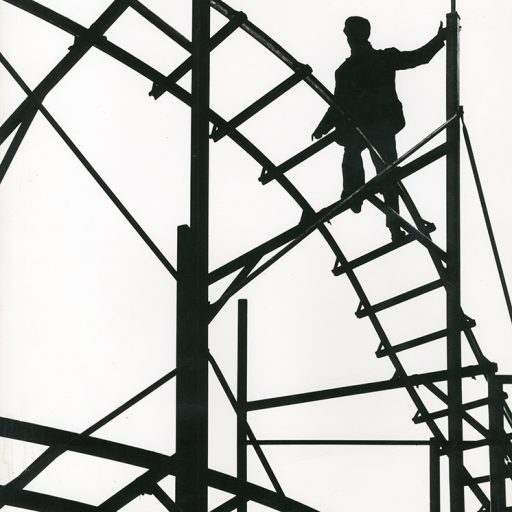Siluette sull’ottovolante, Reggio Emilia, 1965