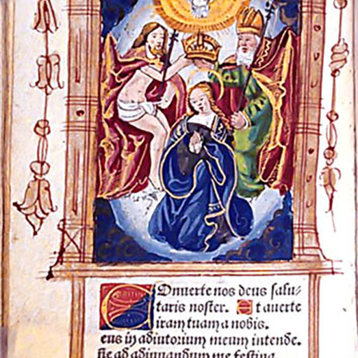 La Trinità incorona la Vergine - c. 48v