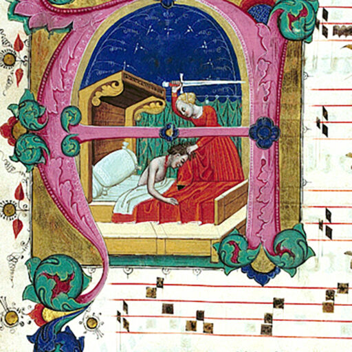 A (Adonay) con Giuditta e Oloferne - c. 119v