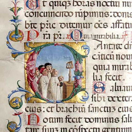 C (Cantate) con Chierici a coro - c. 141v