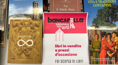 La nuova bancarella dei libri usati alla Biblioteca delle Arti