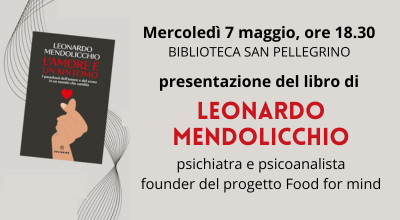 “L’amore è un sintomo” con Leonardo Mendolicchio